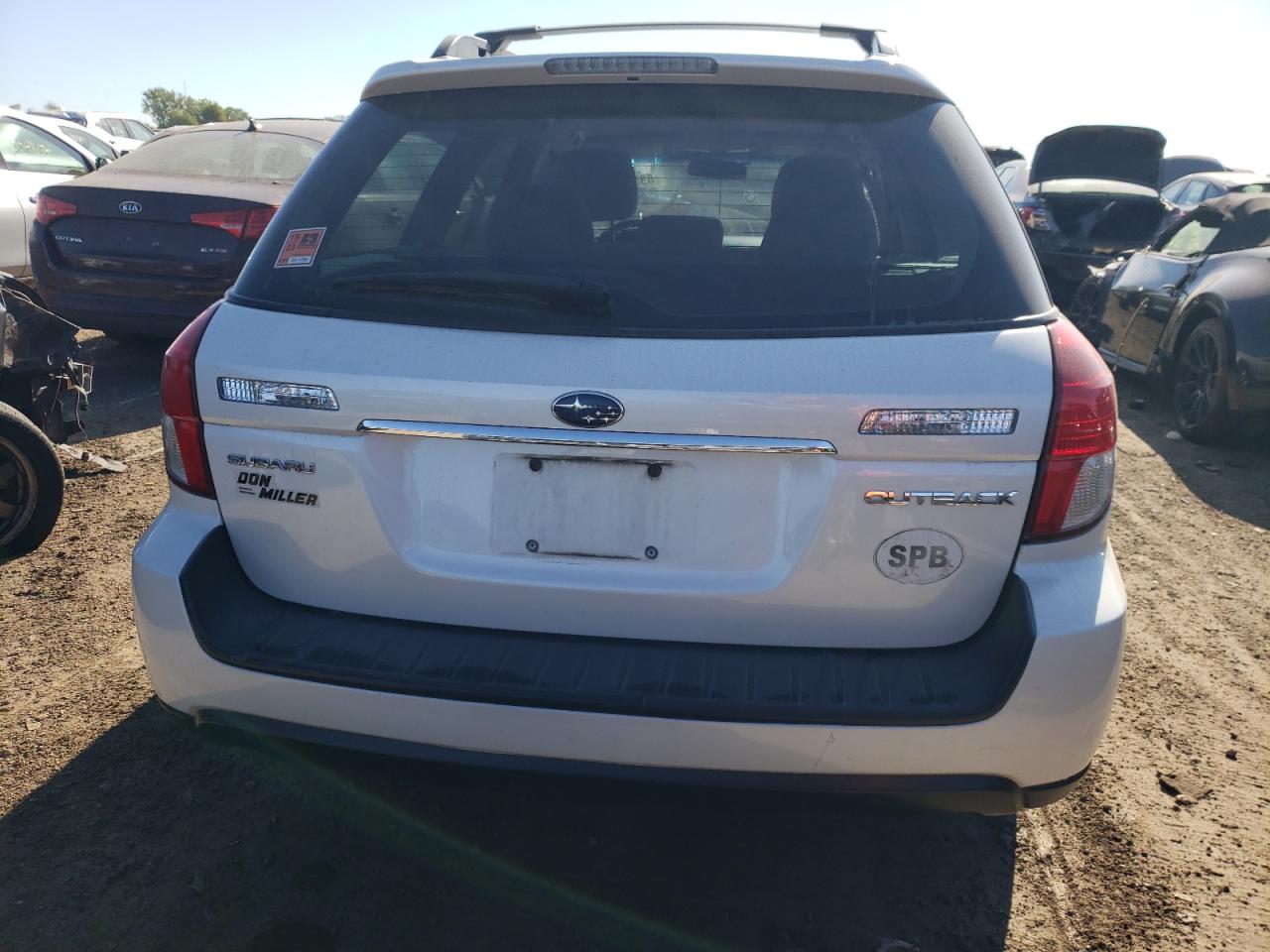 2008 Subaru Outback VIN 4S4BP61C487322123 Copart auction photo, front end / minor dent/scratches damage thumbnail 6