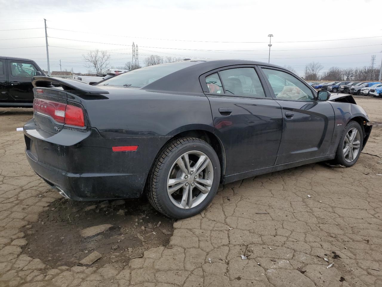 2014 Dodge Charger VIN 2C3CDXDT8EH335125 Copart auction photo, front end damage thumbnail 3