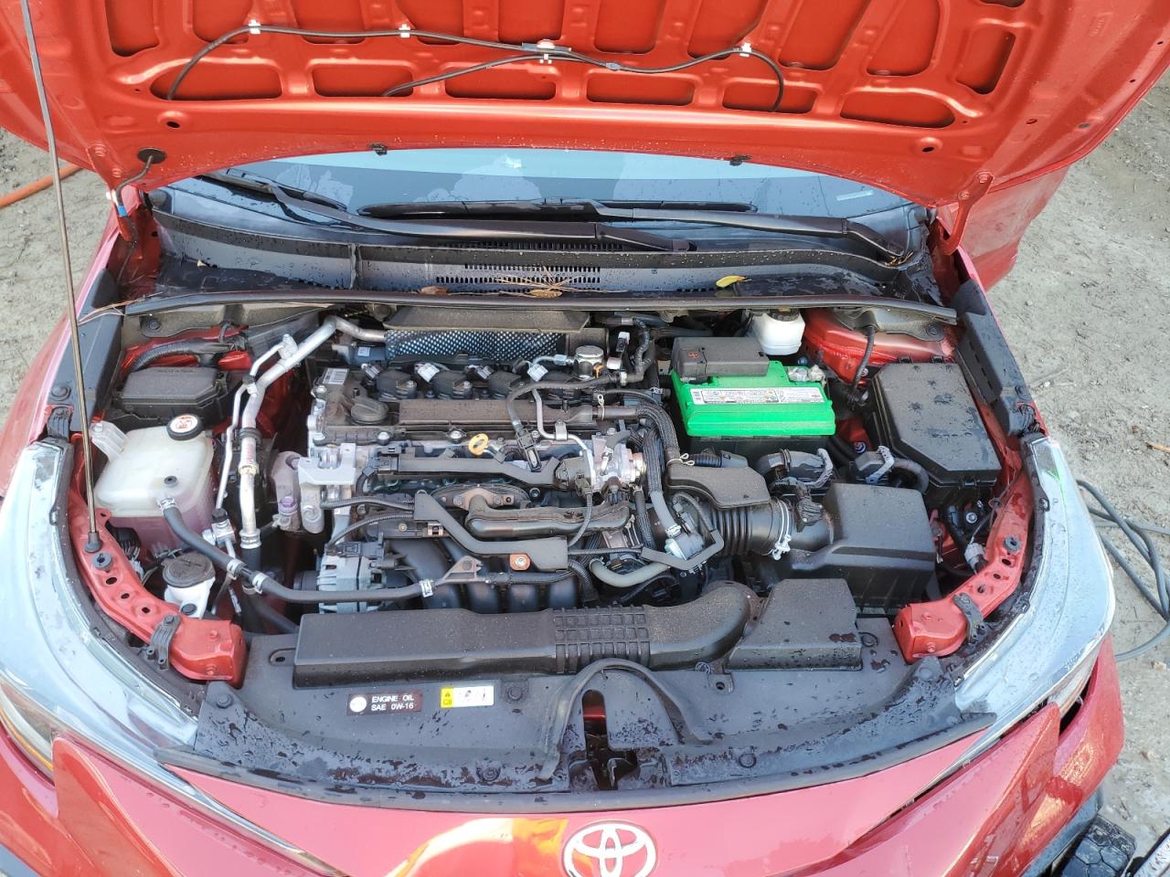 2020 Toyota Corolla VIN 5YFS4RCE1LP023497 Copart auction photo, side / front end damage thumbnail 11