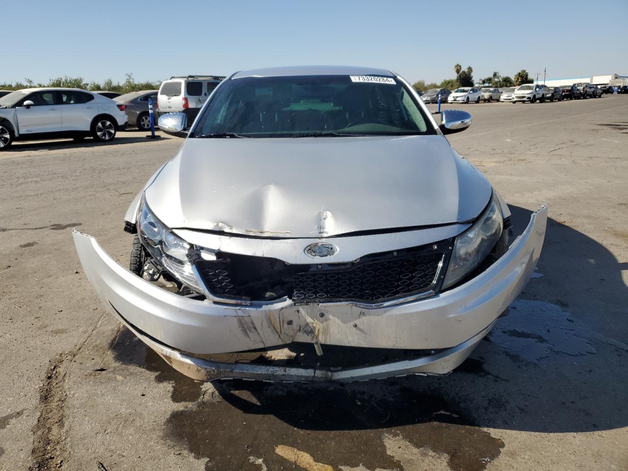 2013 KIA Optima VIN 5XXGN4A74DG193180 Copart auction photo, front end damage thumbnail 5