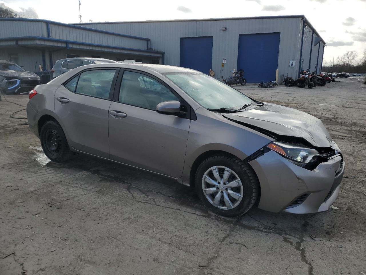 2016 Toyota Corolla VIN 2T1BURHE7GC539801 Copart auction photo, front end damage thumbnail 4