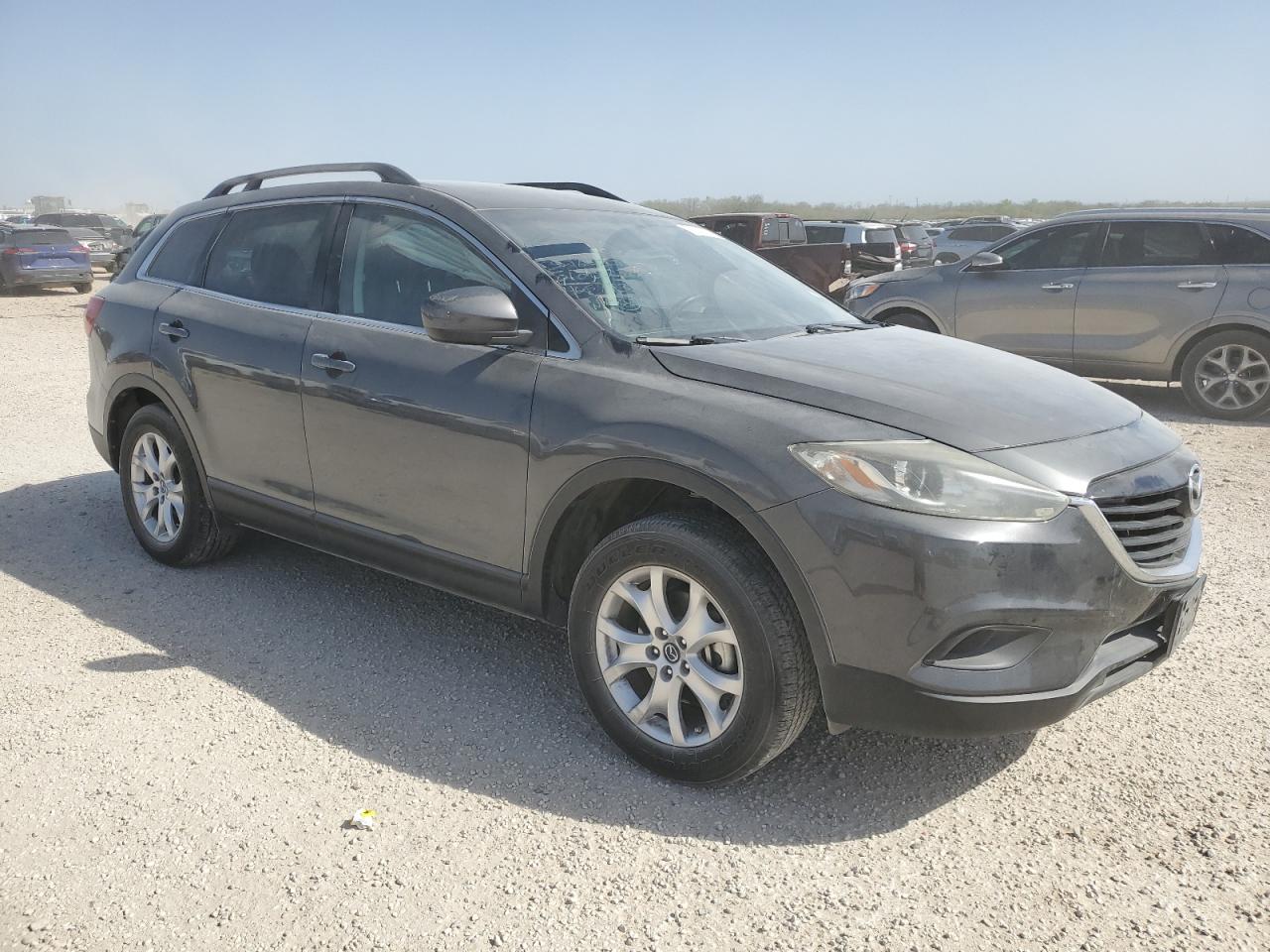 2015 Mazda CX-9 VIN JM3TB2BA9F0465773 Copart auction photo, rear end / undercarriage damage thumbnail 4