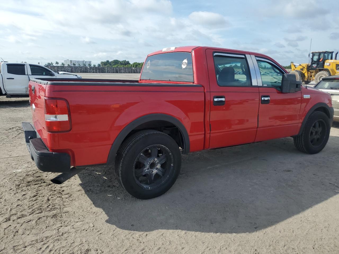 2008 Ford F-150 VIN 1FTRW12W28FA22586 Copart auction photo, rear end / minor dent/scratches damage thumbnail 3