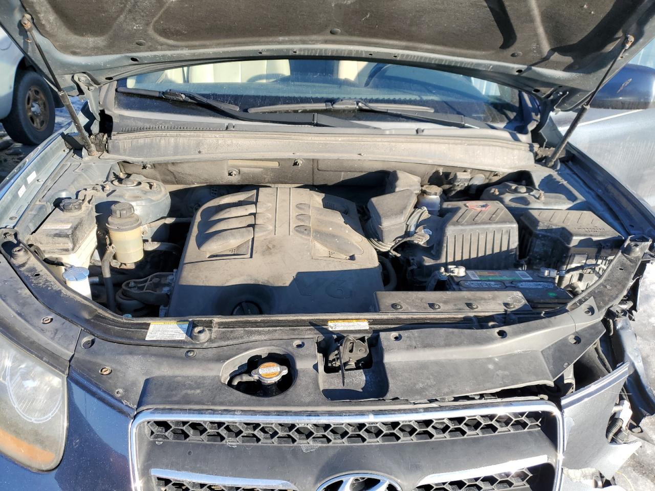 2009 Hyundai Santa Fe VIN 5NMSH13E19H303669 Copart auction photo, front end / side damage thumbnail 12