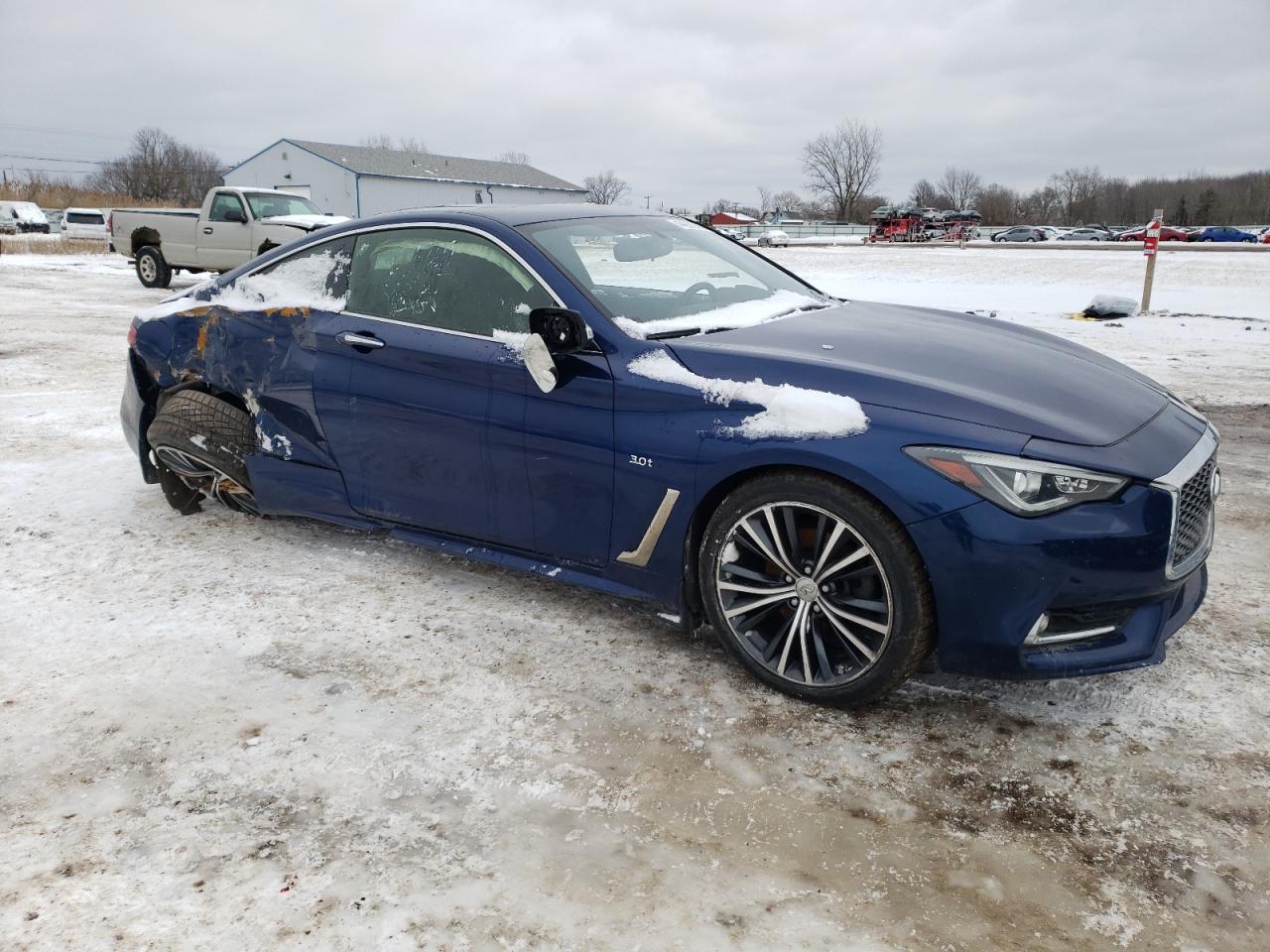 2017 Infiniti Q60 VIN JN1EV7EL0HM554391 Copart auction photo, rear end / top/roof damage thumbnail 4
