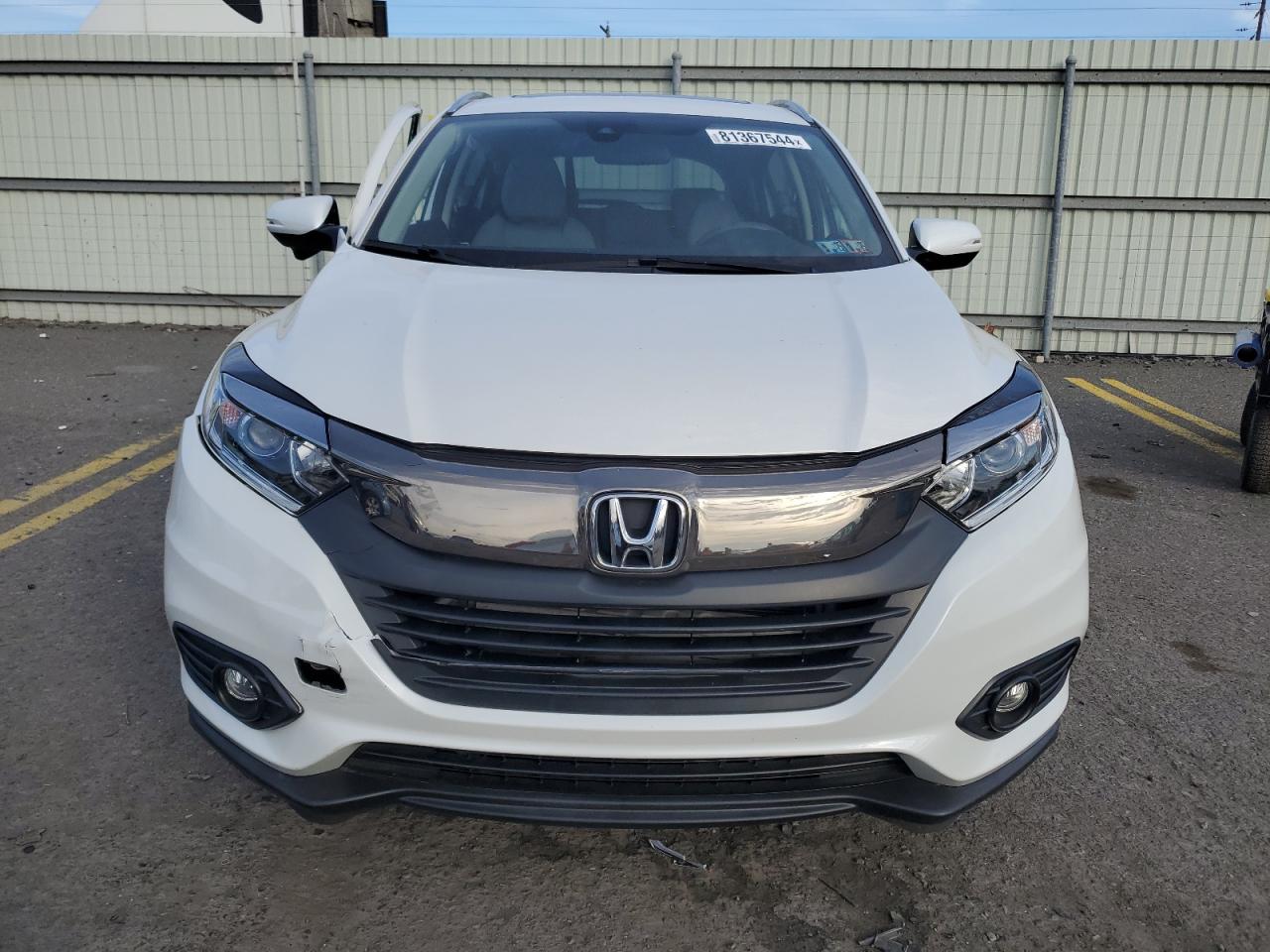 2019 Honda HR-V VIN 3CZRU6H59KM707008 Copart auction photo, side / front end damage thumbnail 5