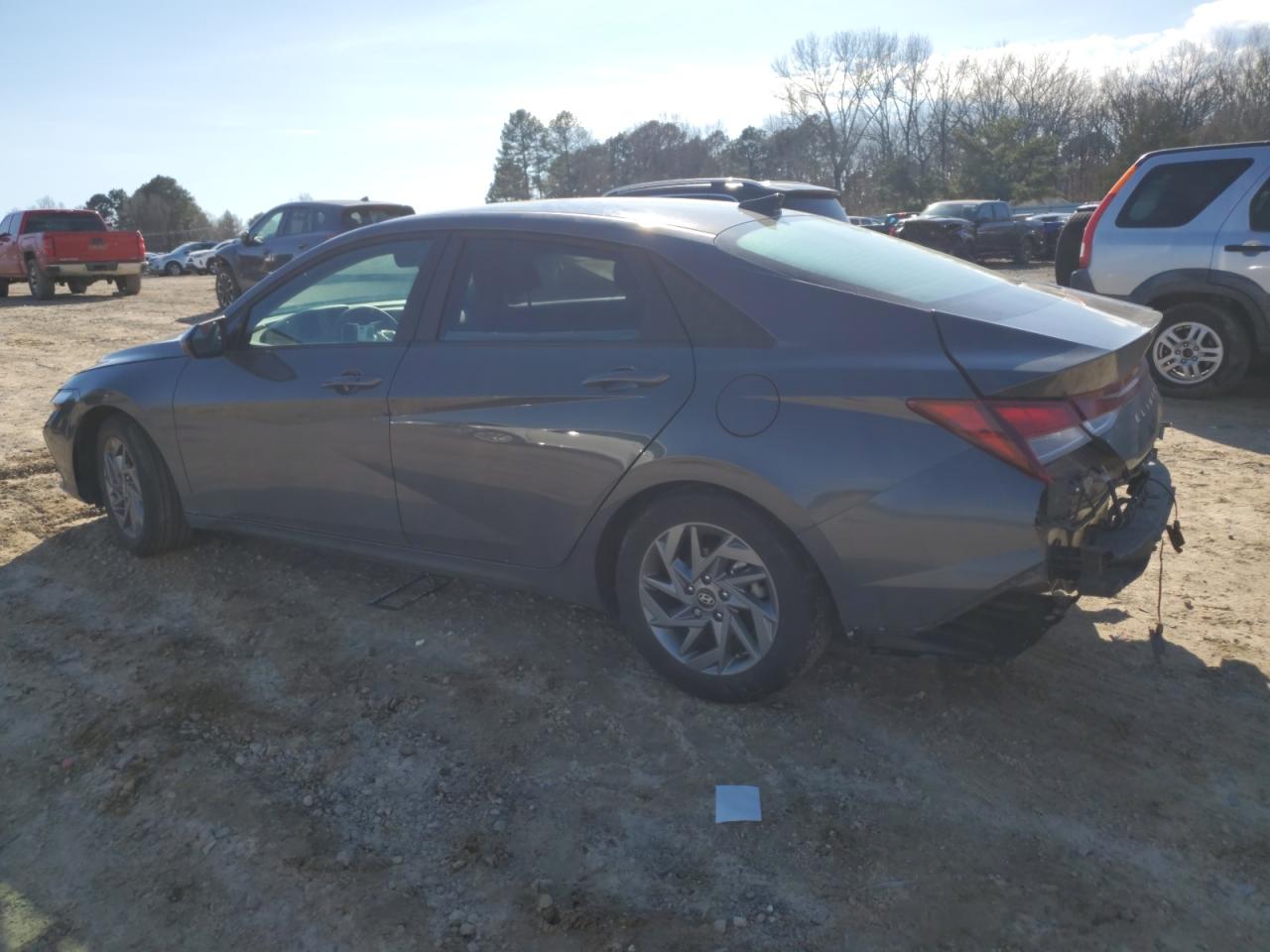 2024 Hyundai Elantra VIN KMHLM4DG3RU817352 Copart auction photo, side / rear end damage thumbnail 2