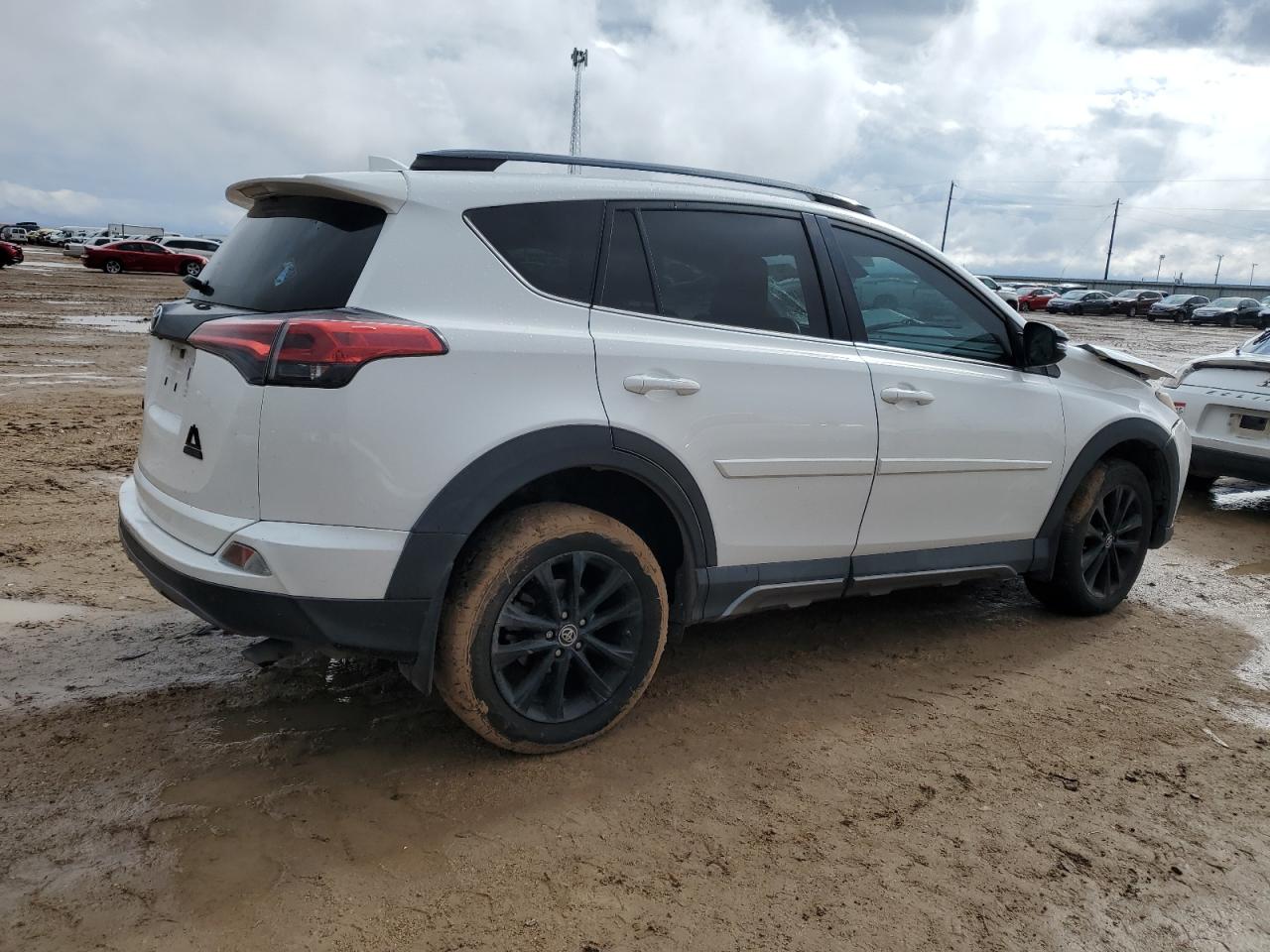 2018 Toyota RAV 4 VIN 2T3RFREV6JW743743 Copart auction photo, front end / rear end damage thumbnail 3