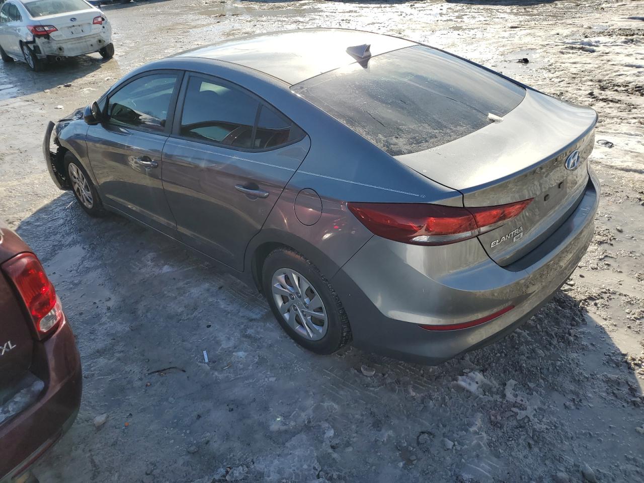 2017 Hyundai Elantra VIN KMHD74LF2HU114604 Copart auction photo, front end damage thumbnail 2