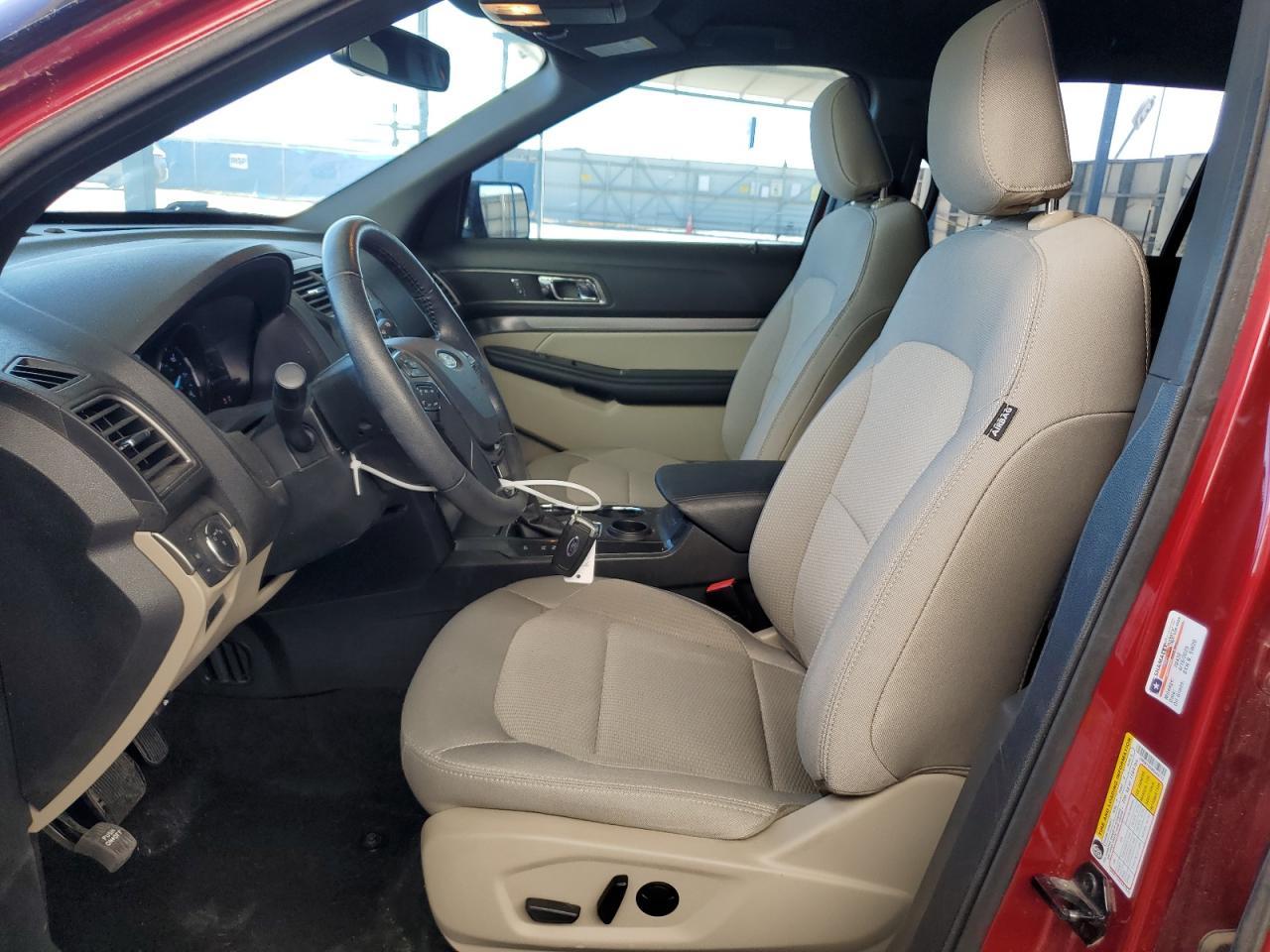 2019 Ford Explorer VIN 1FM5K7D80KGA40173 Copart auction photo, all over damage thumbnail 7