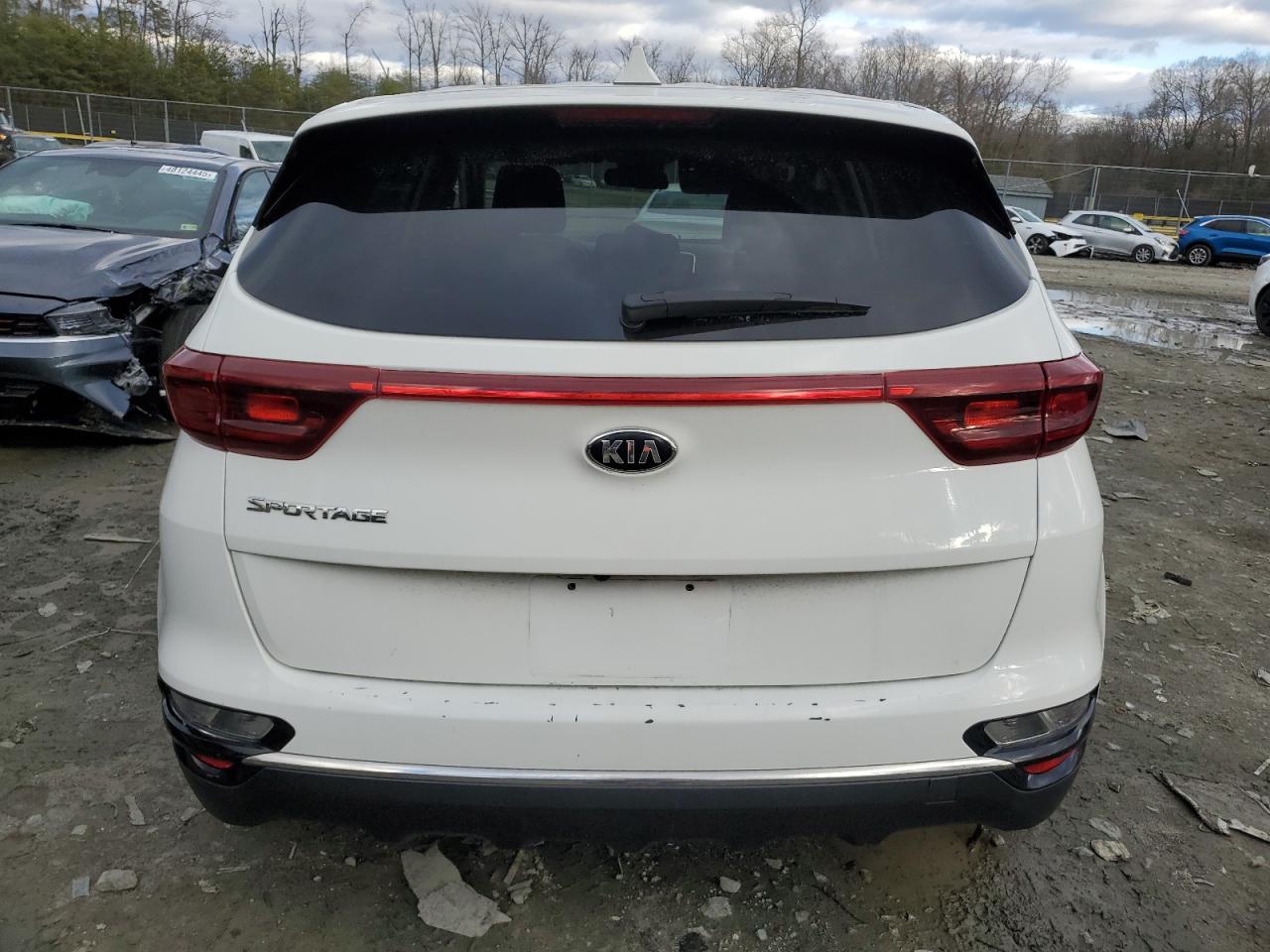 2020 KIA Sportage VIN KNDPMCAC1L7811850 Copart auction photo, front end / undercarriage damage thumbnail 6