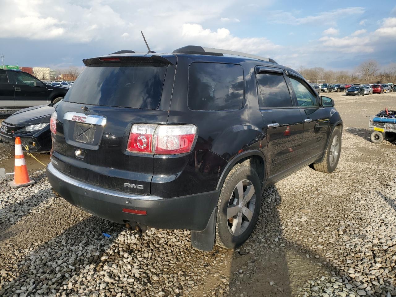 2012 GMC Acadia VIN 1GKKVPED7CJ218812 Copart auction photo, side damage thumbnail 3