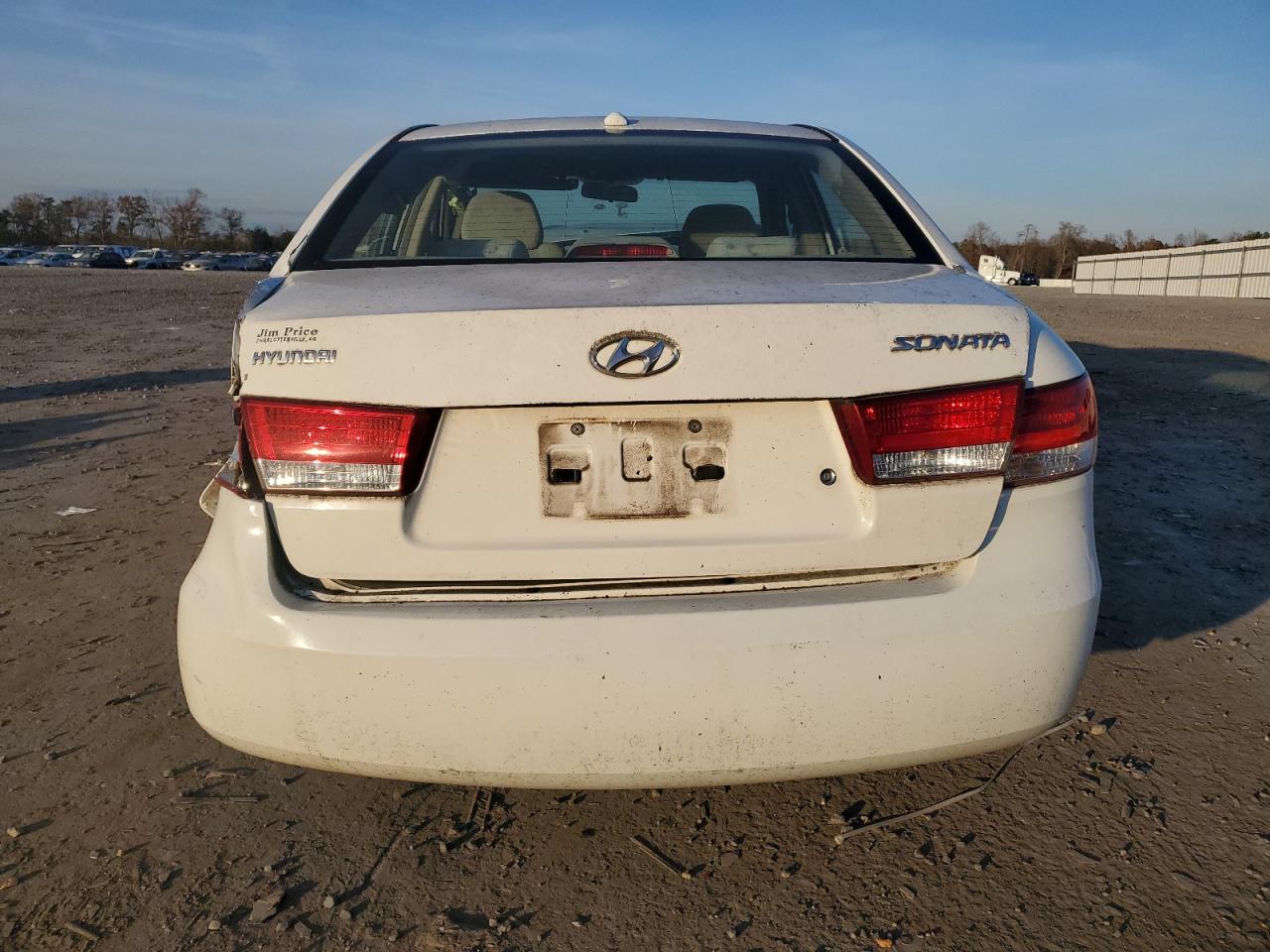 2007 Hyundai Sonata VIN 5NPET46C47H290357 Copart auction photo, all over damage thumbnail 6
