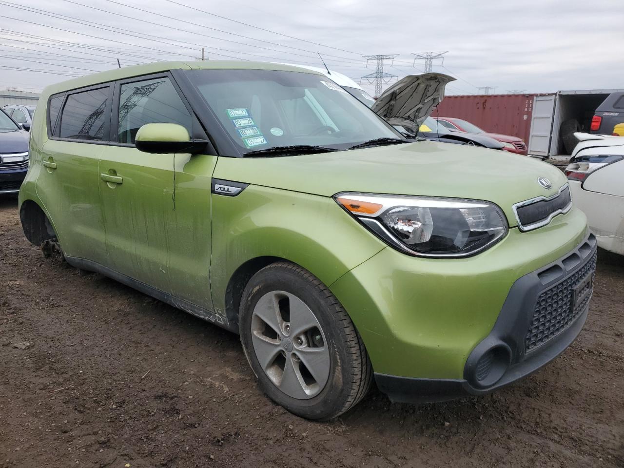 2016 KIA Soul VIN KNDJN2A28G7821513 Copart auction photo, side / rear end damage thumbnail 4