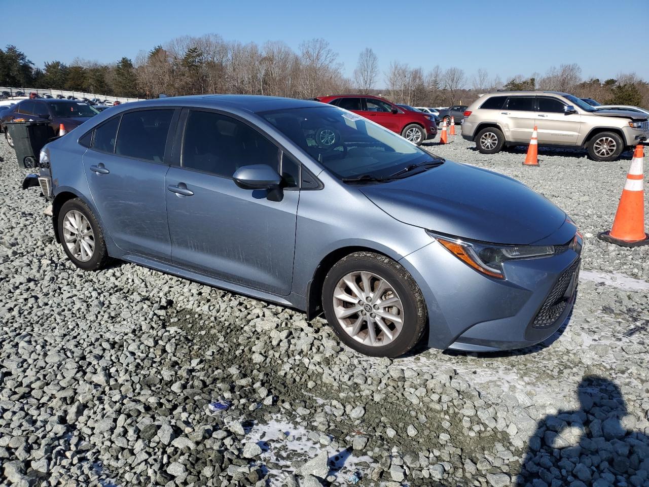 2020 Toyota Corolla VIN JTDHPRAE9LJ067160 Copart auction photo, rear end damage thumbnail 4