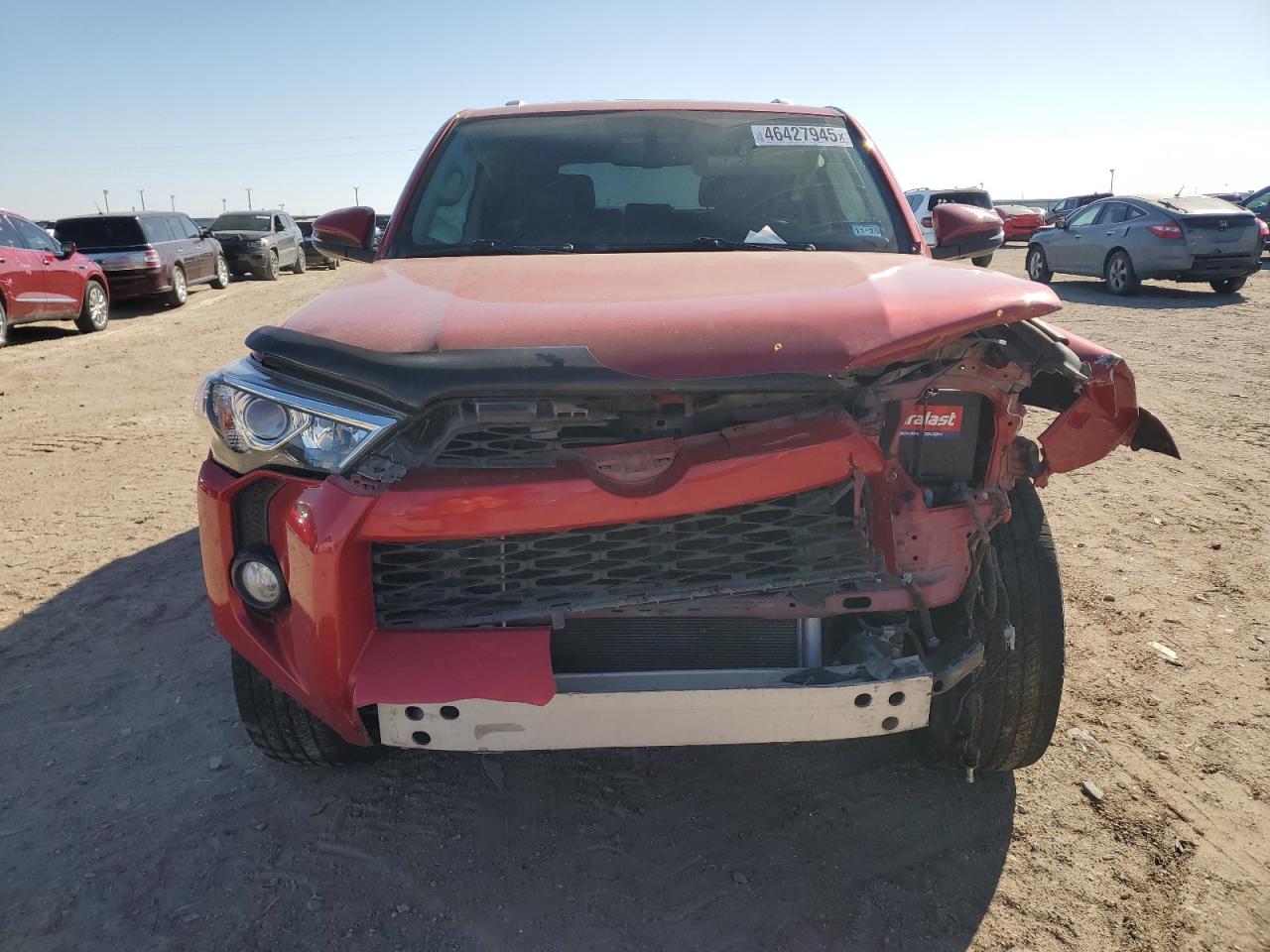 2018 Toyota 4Runner VIN JTEBU5JR3J5493776 Copart auction photo, front end damage thumbnail 5
