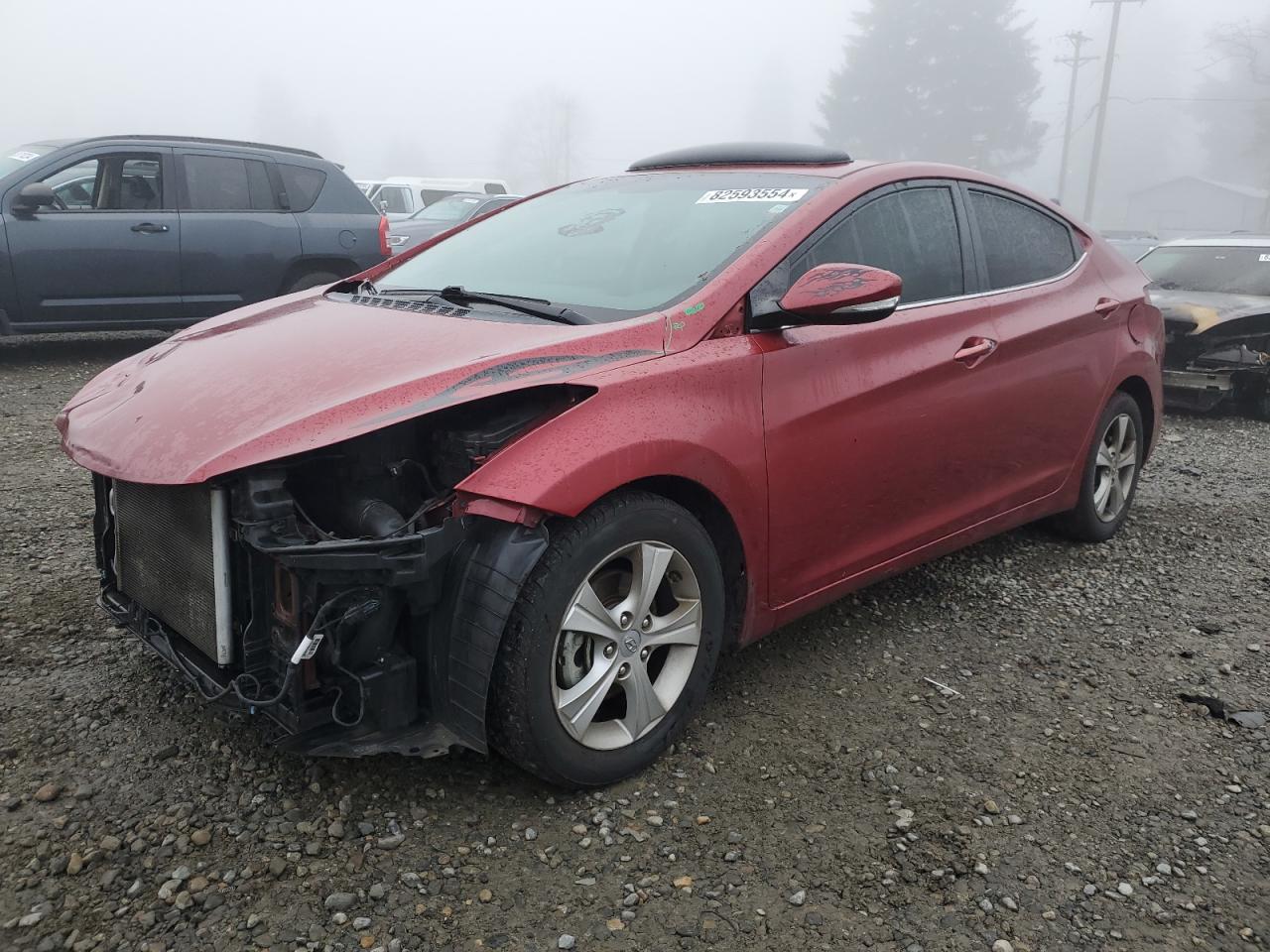 2016 Hyundai Elantra VIN 5NPDH4AE8GH797364