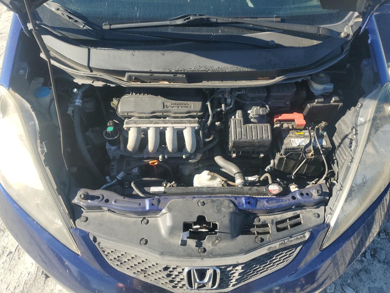 2012 Honda Fit VIN JHMGE8H31CC026685 Copart auction photo, side / rear end damage thumbnail 12