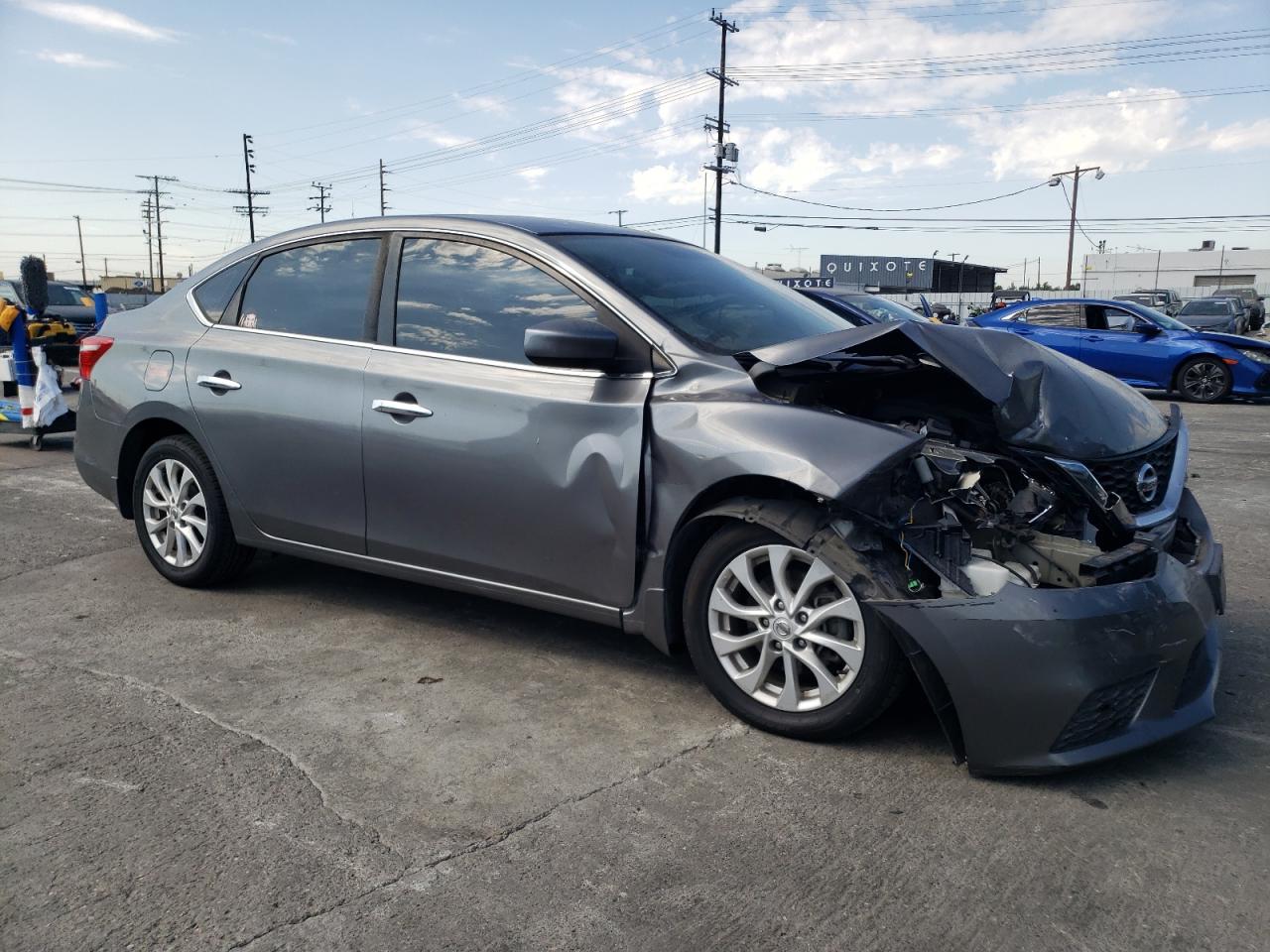2017 Nissan Sentra VIN 3N1AB7AP1HY362829 Copart auction photo, front end damage thumbnail 4