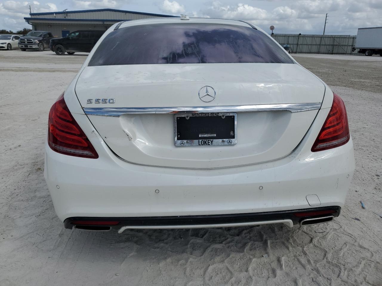 2016 Mercedes-Benz S-klasse VIN WDDUG8CB0GA206163 Copart auction photo, water/flood damage thumbnail 6