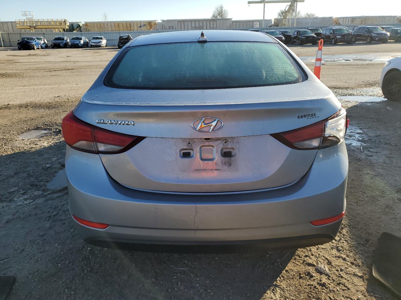 2015 Hyundai Elantra VIN 5NPDH4AE6FH553713 Copart auction photo, front end / rear end damage thumbnail 6