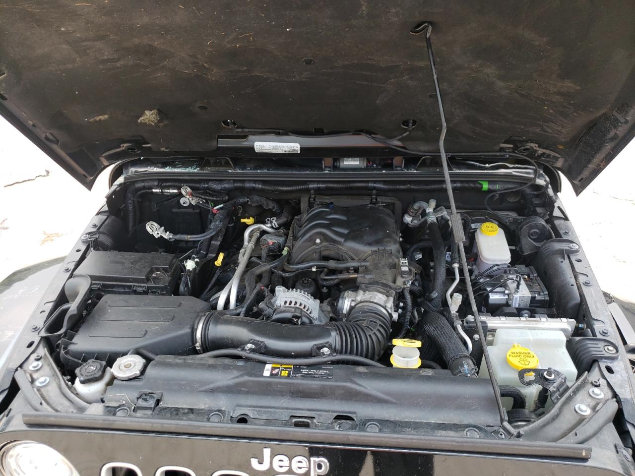 2017 Jeep Wrangler VIN 1C4BJWEG4HL700371 Copart auction photo, all over / undercarriage damage thumbnail 12