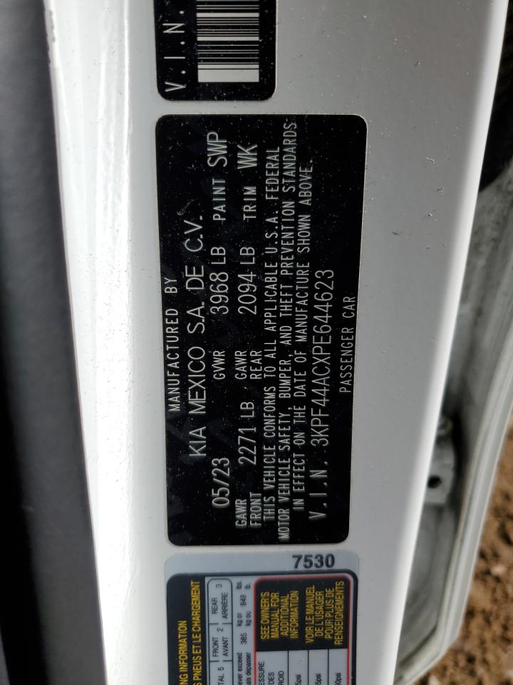 2023 KIA Forte VIN 3KPF44ACXPE644623 Copart auction photo, front end damage thumbnail 14