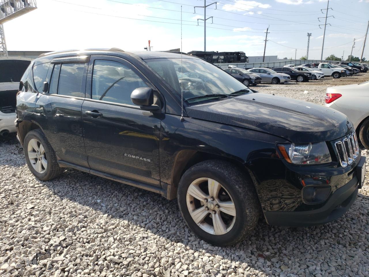 2015 Jeep Compass VIN 1C4NJDBB2FD147740 Copart auction photo, rear end damage thumbnail 4