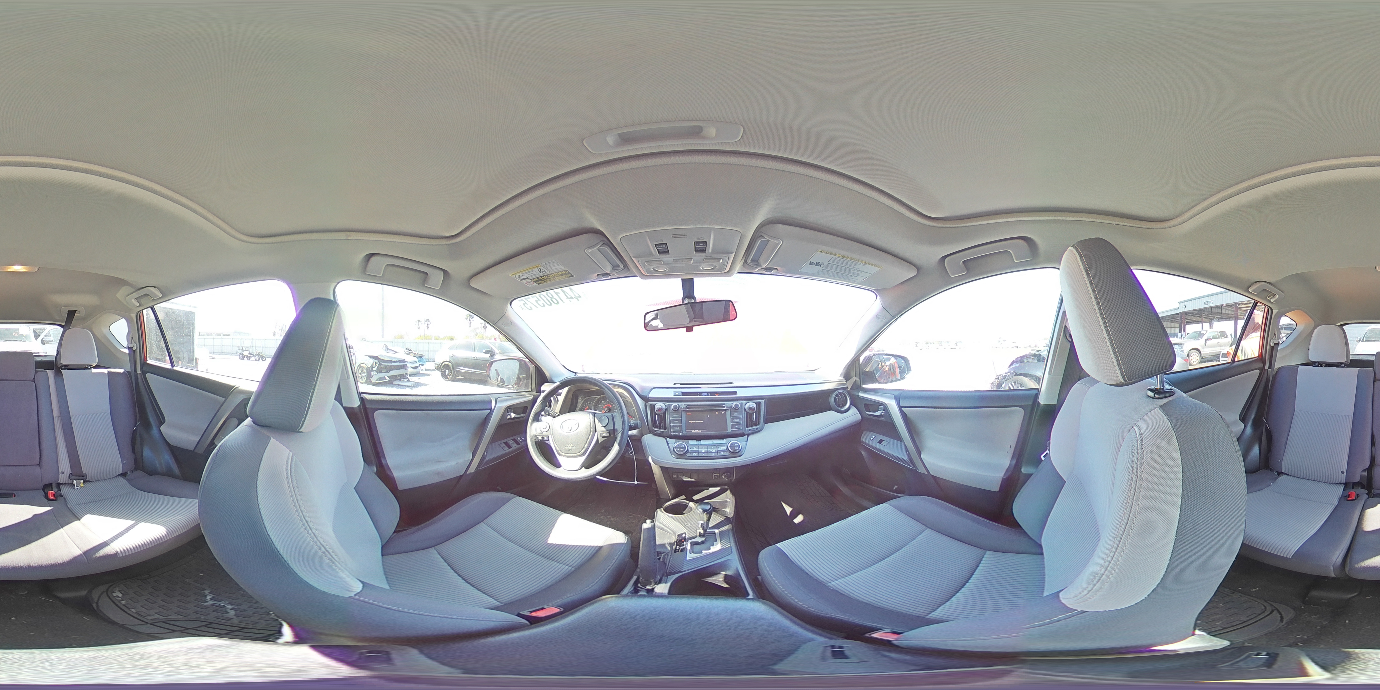 2015 Toyota RAV 4 VIN 2T3WFREV3FW185442 Copart auction photo, rear end / front end damage thumbnail 15
