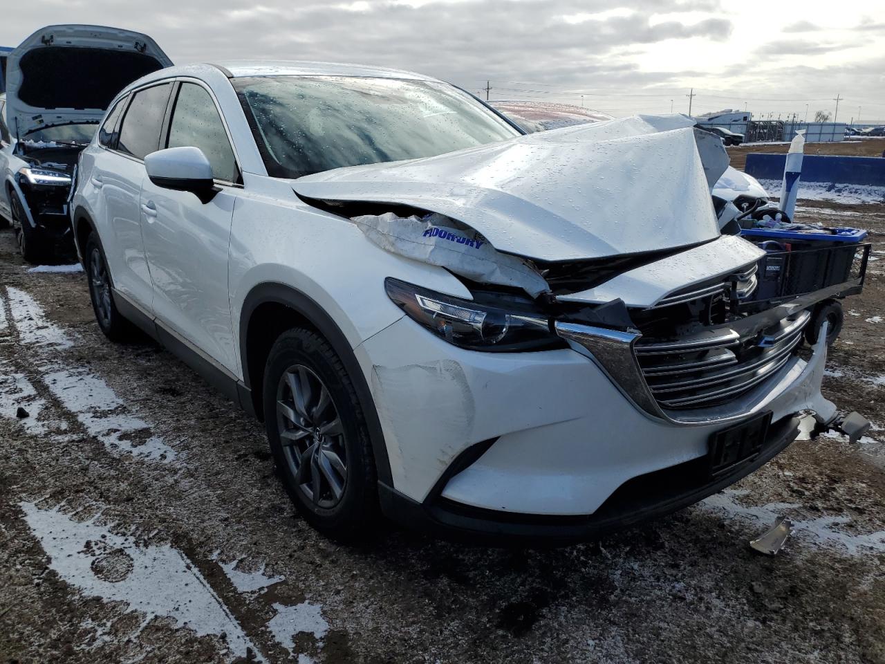 2022 Mazda CX-9 VIN JM3TCBCY5N0605633 Copart auction photo, all over damage thumbnail 4
