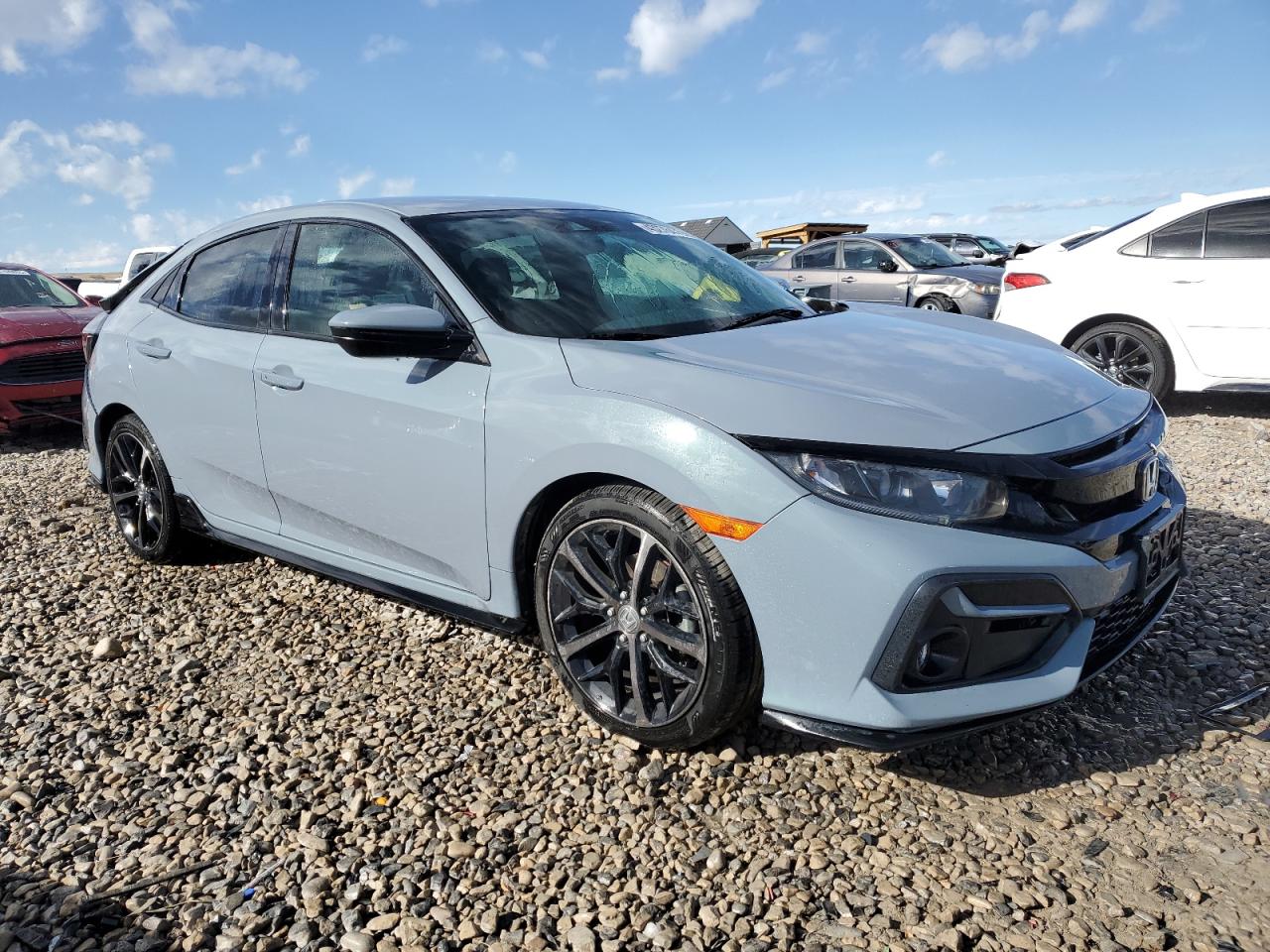 2020 Honda Civic VIN SHHFK7H43LU220645 Copart auction photo, rear end damage thumbnail 4