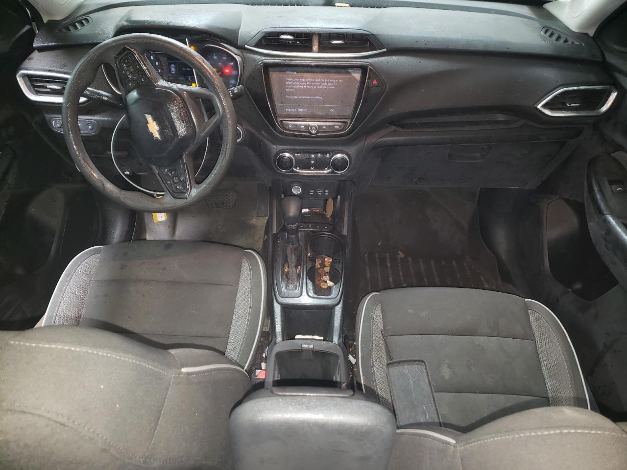 2021 Chevrolet TrailBlazer VIN KL79MPSL1MB080170 Copart auction photo, front end / side damage thumbnail 8