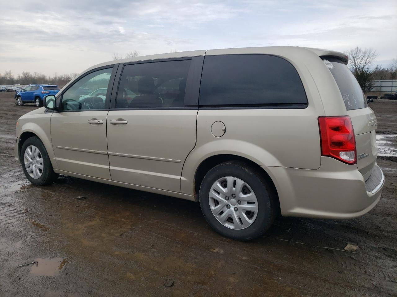 2014 Dodge Caravan VIN 2C4RDGBG9ER473634 Copart auction photo, front end / undercarriage damage thumbnail 2