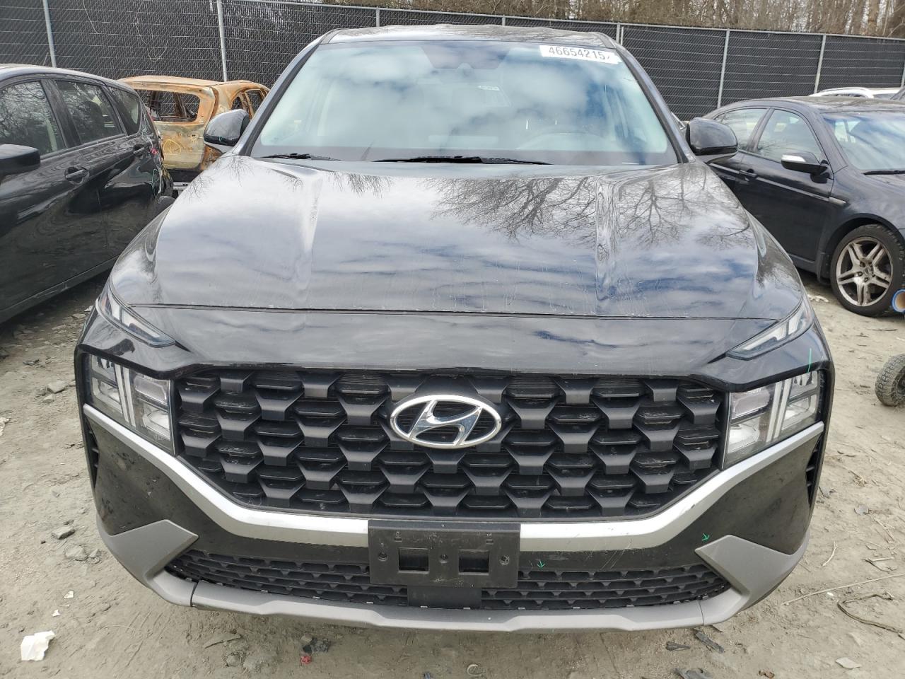 2022 Hyundai Santa Fe VIN 5NMS1DAJ3NH383945 Copart auction photo, side / mechanical damage thumbnail 5