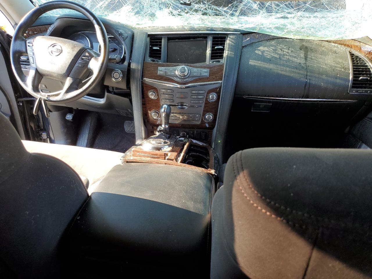 2020 Nissan Armada VIN JN8AY2ND1L9106059 Copart auction photo, top/roof damage thumbnail 8