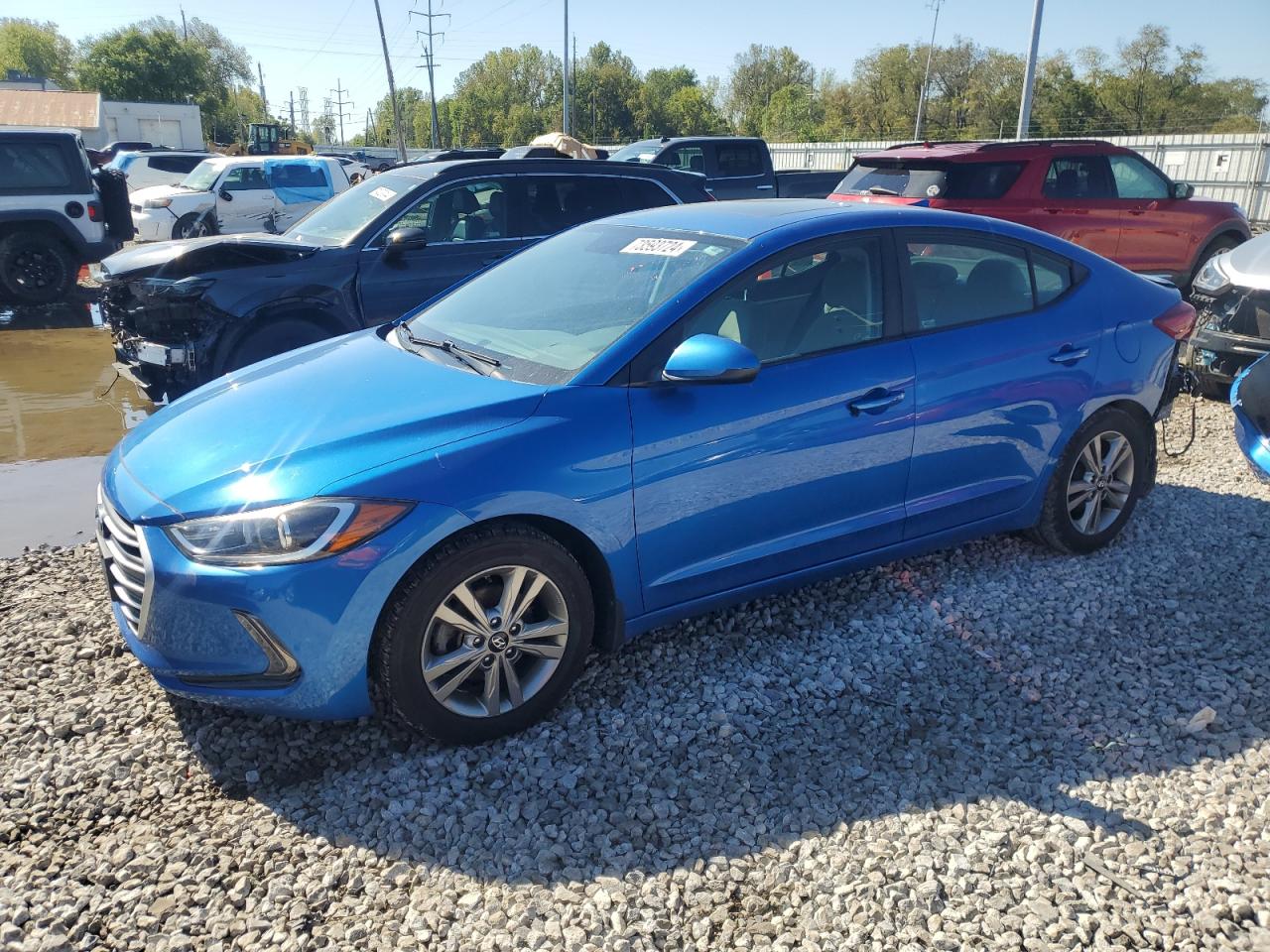 2018 Hyundai Elantra VIN KMHD84LF6JU555882
