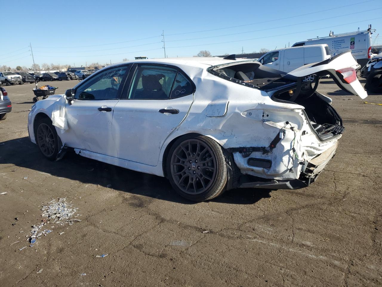 2023 Toyota Camry VIN 4T1G11BK2PU080688 Copart auction photo, all over damage thumbnail 2