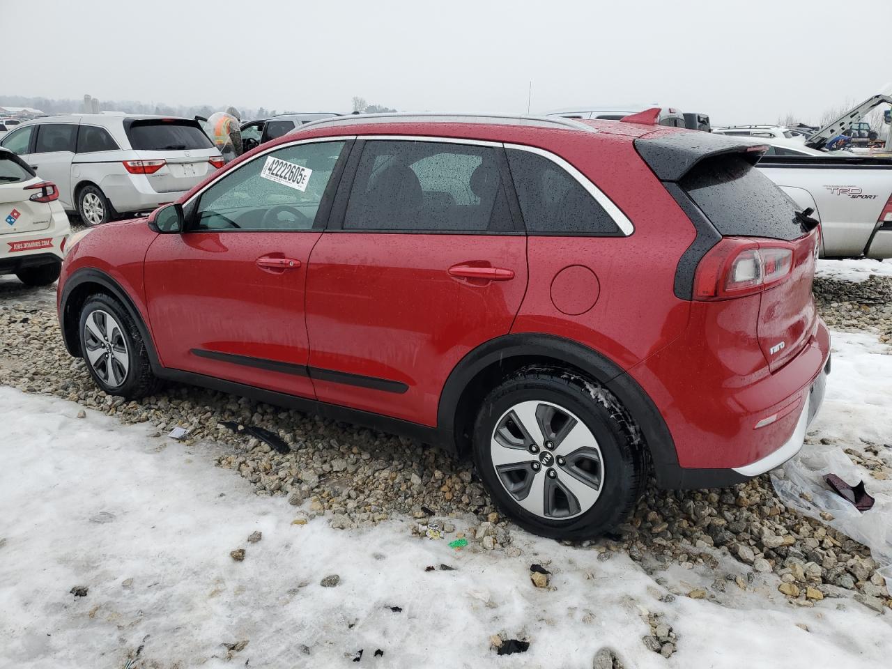 2018 KIA Niro VIN KNDCB3LC3J5155323 Copart auction photo, front end damage thumbnail 2