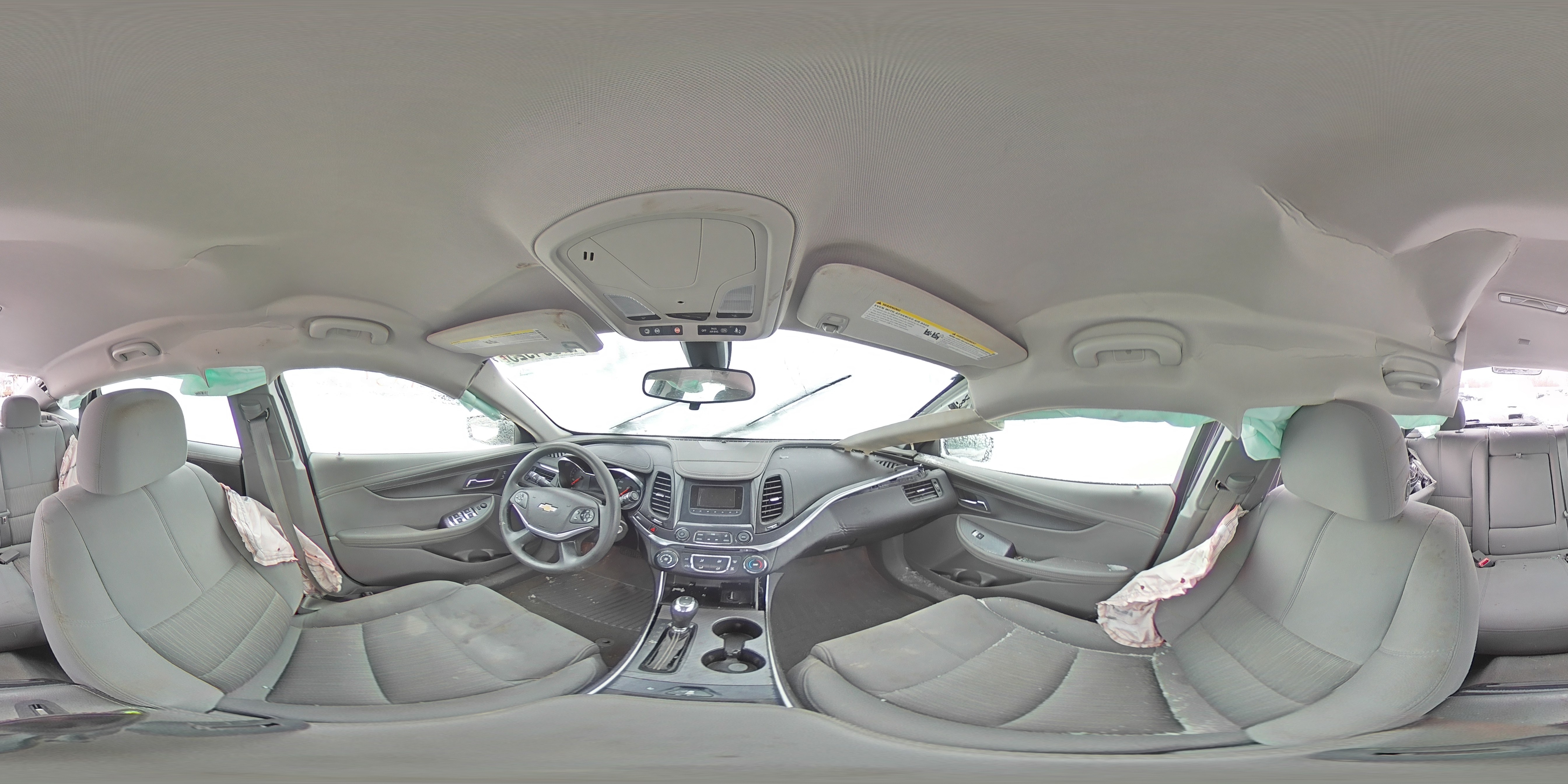 2015 Chevrolet Impala VIN 2G11Z5SLXF9179573 Copart auction photo, side / rear end damage thumbnail 12