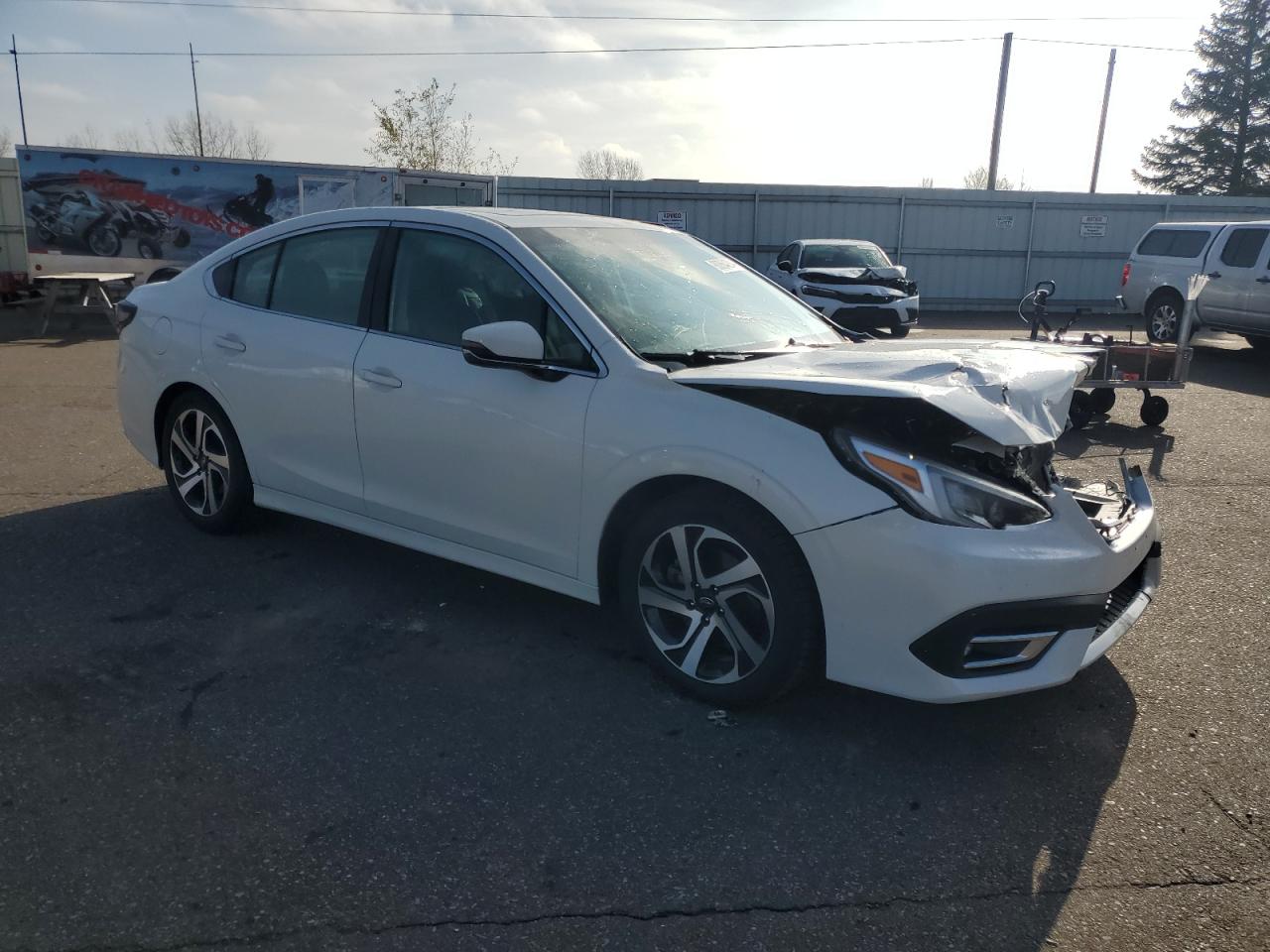 2021 Subaru Legacy VIN 4S3BWAN60M3013040 Copart auction photo, front end damage thumbnail 4