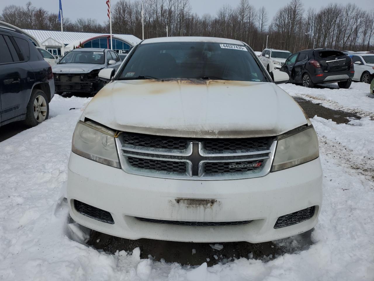 2012 Dodge Avenger VIN 1C3CDZCB5CN219759 Copart auction photo, burn - engine / minor dent/scratches damage thumbnail 5