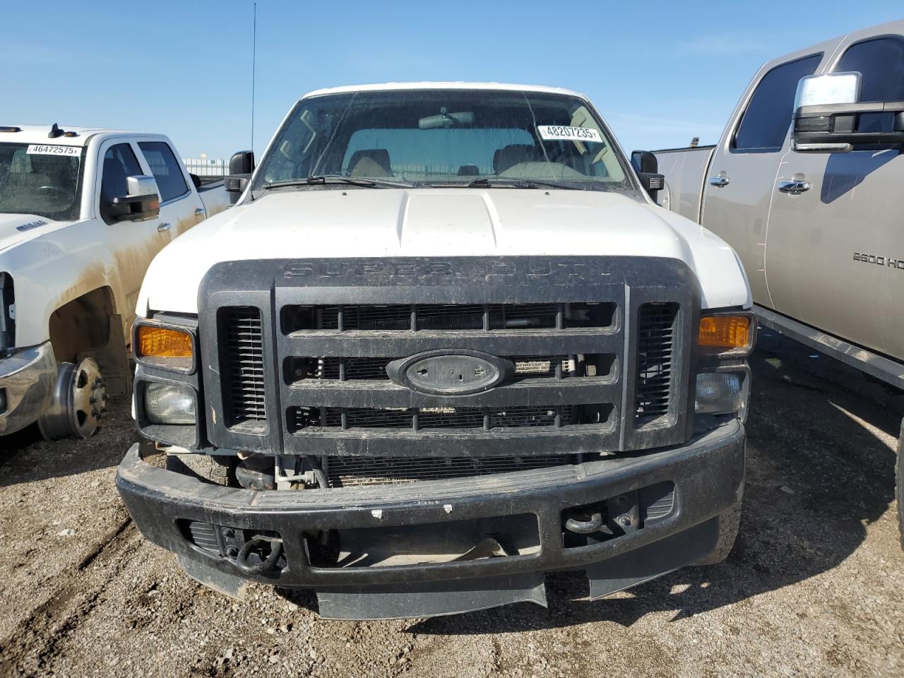 2008 Ford F350 VIN 1FTWW33Y98EE22813 Copart auction photo, front end damage thumbnail 5