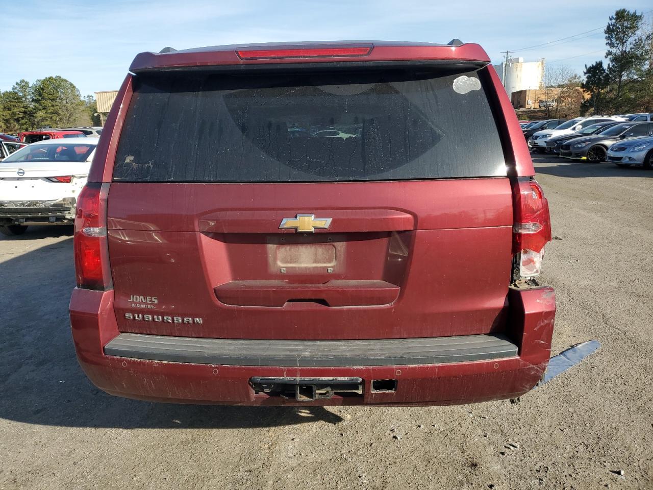 2017 Chevrolet Suburban VIN 1GNSCHKC9HR160365 Copart auction photo, all over damage thumbnail 6