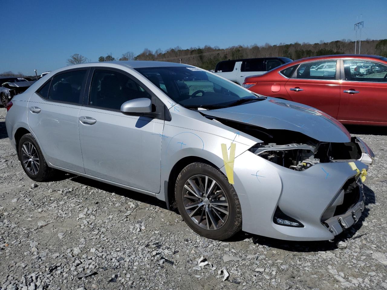 2017 Toyota Corolla VIN 2T1BURHEXHC890266 Copart auction photo, front end damage thumbnail 4