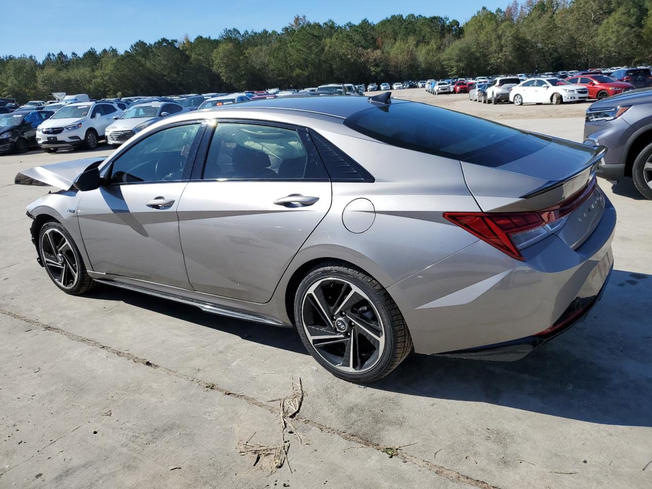 2023 Hyundai Elantra VIN KMHLR4AF0PU490189 Copart auction photo, front end damage thumbnail 2