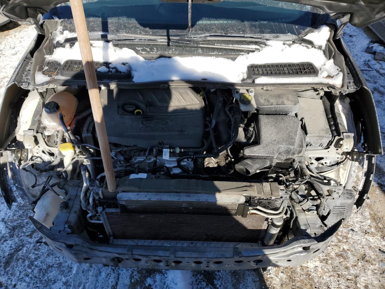 2017 Ford Escape VIN 1FMCU0GD6HUD18554 Copart auction photo, front end damage thumbnail 12