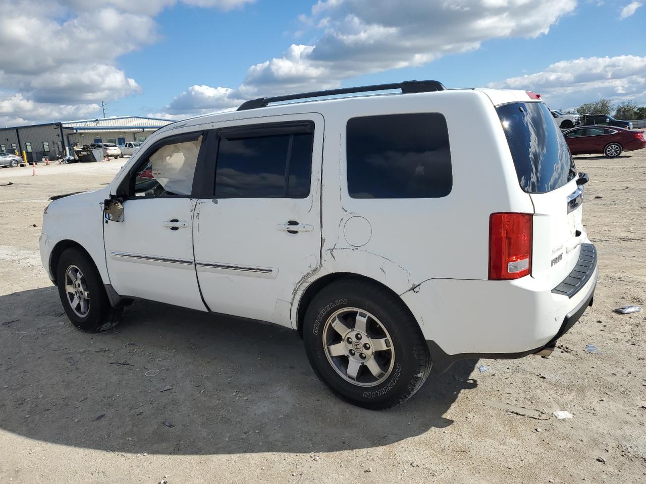 2010 Honda Pilot VIN 5FNYF3H9XAB011337 Copart auction photo, all over damage thumbnail 2