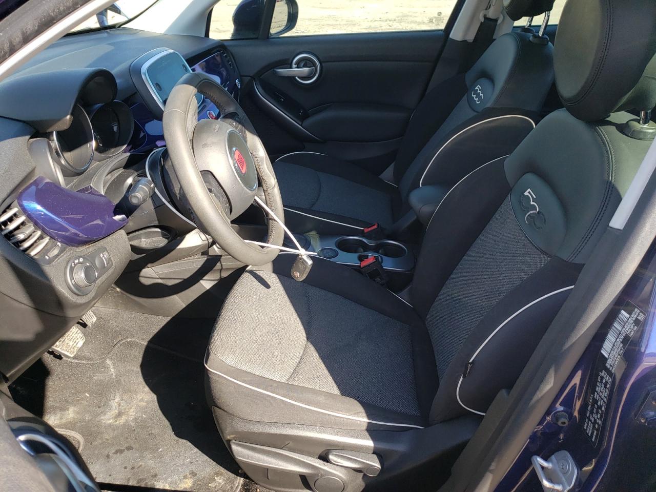 2018 Fiat 500 VIN ZFBCFXAB2JP644390 Copart auction photo, front end damage thumbnail 7