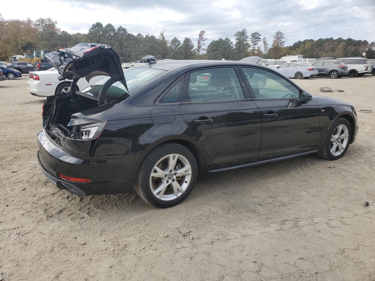 2018 Audi A4 VIN WAUKMAF40JA115039 Copart auction photo, rear end damage thumbnail 3