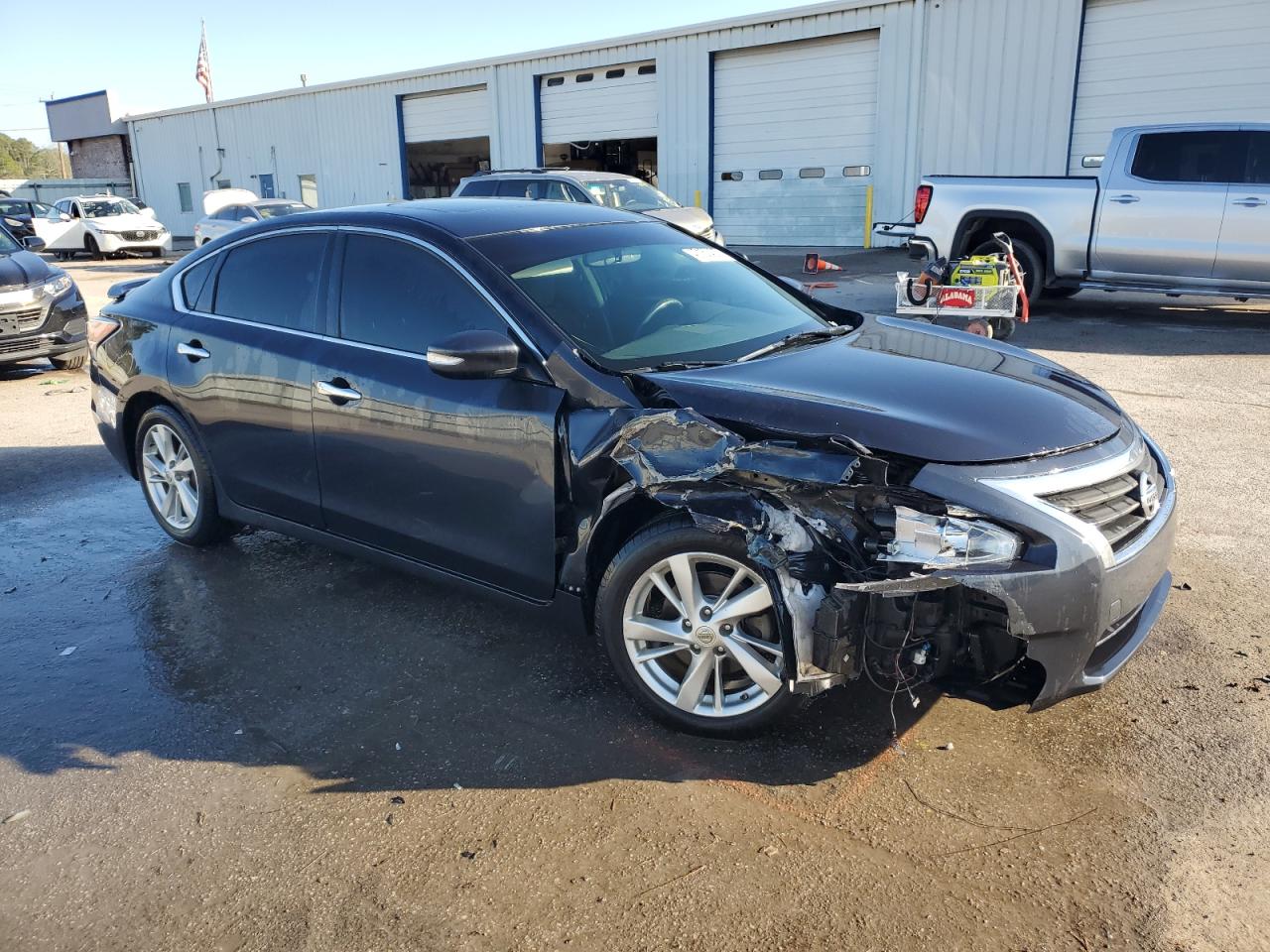 2014 Nissan Altima VIN 1N4AL3APXEN234378 Copart auction photo, side / front end damage thumbnail 4